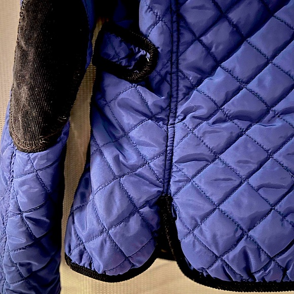 ⭐️ZARA⭐️NAVY W/ BLACK TRIM VINTAGE COAT/JACKET SIZE L BUT FITS MORE LIKE A SMALL - Picture 14 of 16